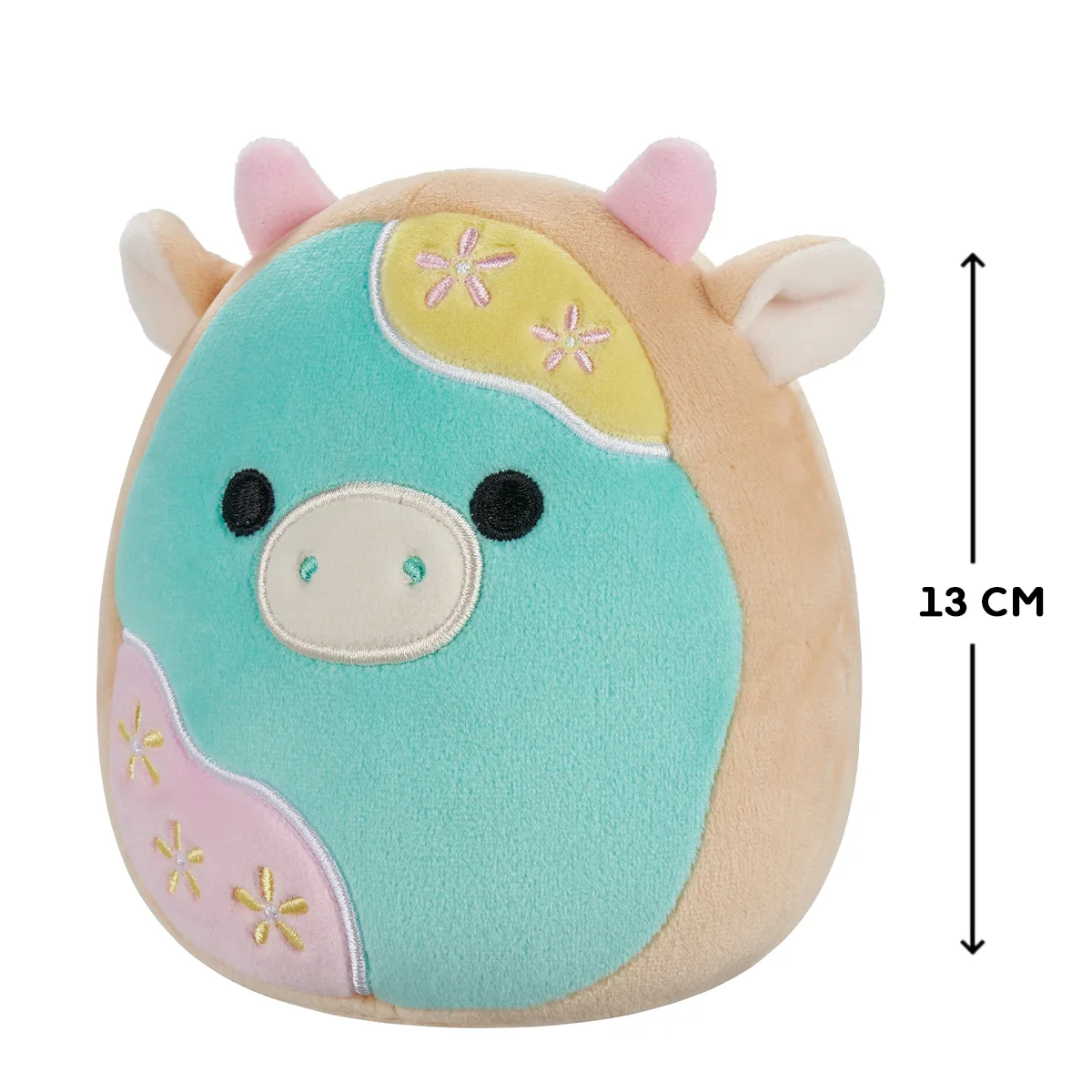 М'яка іграшка Squishmallows комбіновані матеріали 13 см пастельна корівка