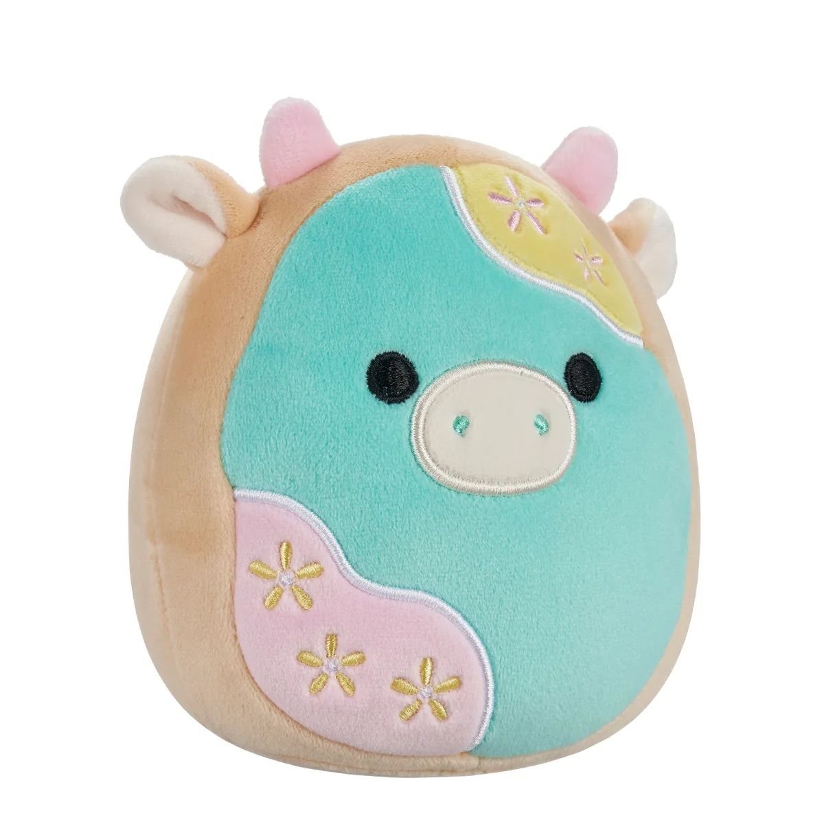 М'яка іграшка Squishmallows комбіновані матеріали 13 см пастельна корівка