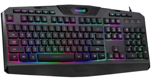 Клавіатура Redragon мембранна RGB USB 1,8 м чорна