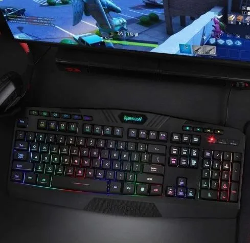 Клавіатура Redragon мембранна RGB USB 1,8 м чорна