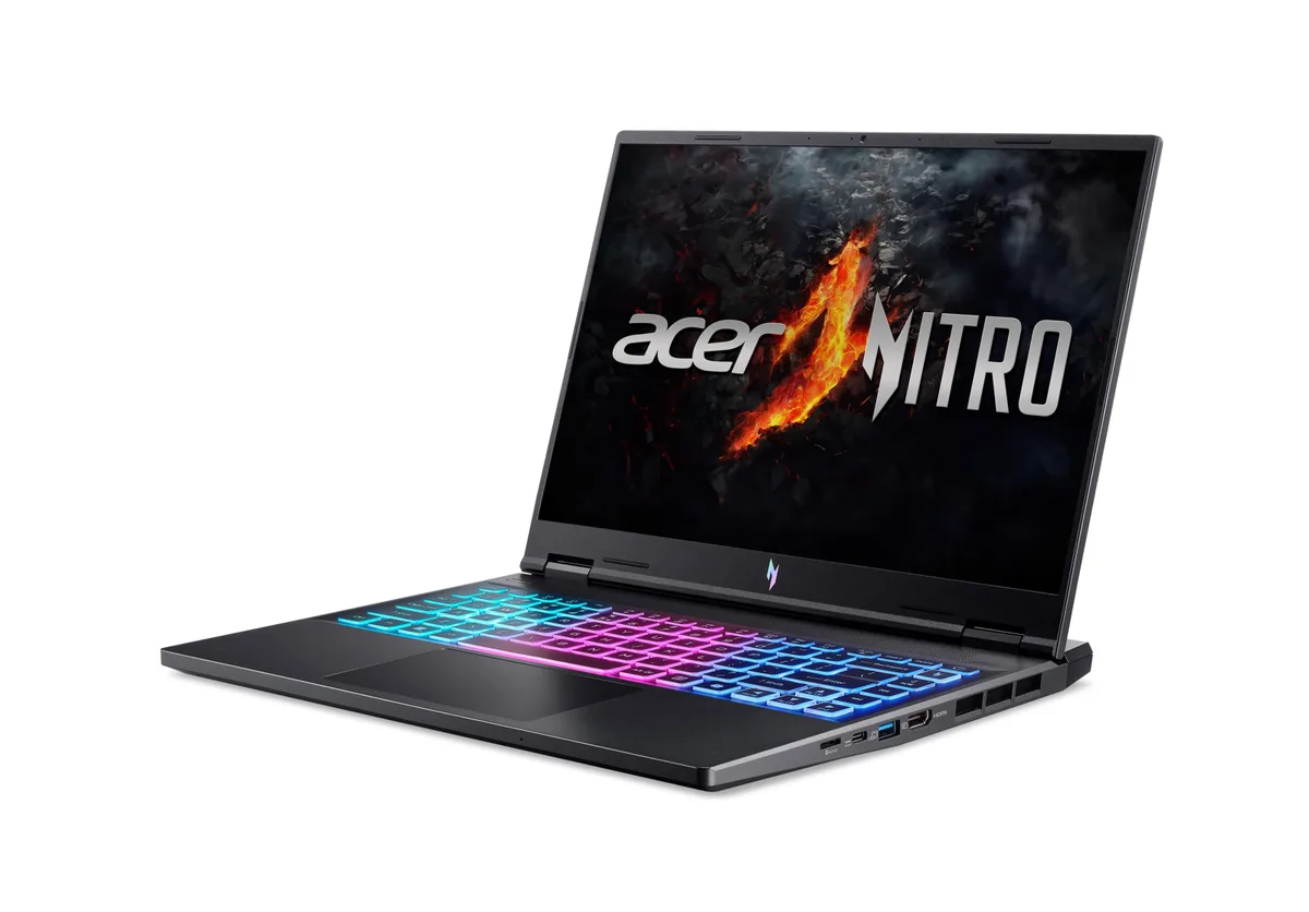 Ноутбук Acer Nitro 14 14.5 дюйм чорний AMD Ryzen 5 16GB SSD 512GB NVIDIA GeForce RTX 4050