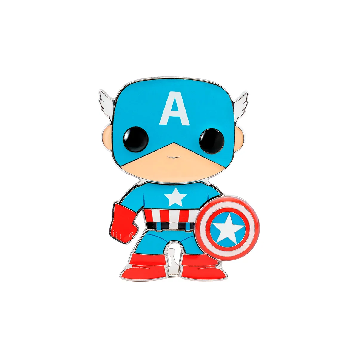 Пін Funko Pop Marvel 10 см емальована сталь Капітан Америка