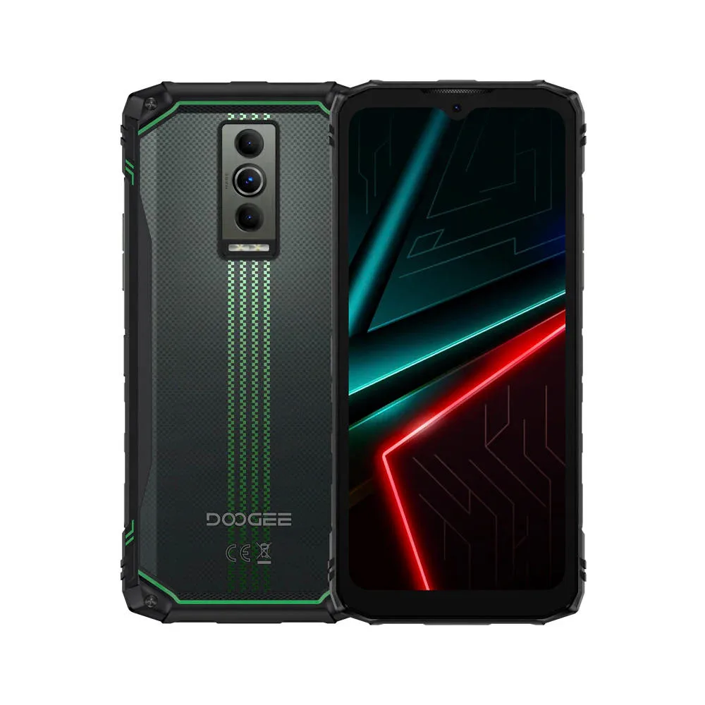 Смартфон Doogee 6.56" 4ГБ 128ГБ 2SIM зелений 6150мА•год IP68 IP69K