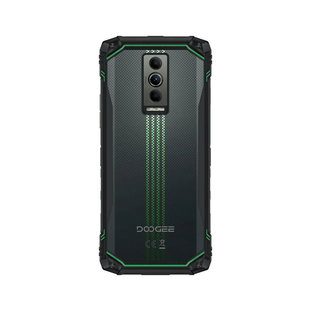 Смартфон Doogee 6.56" 4ГБ 128ГБ 2SIM зелений 6150мА•год IP68 IP69K