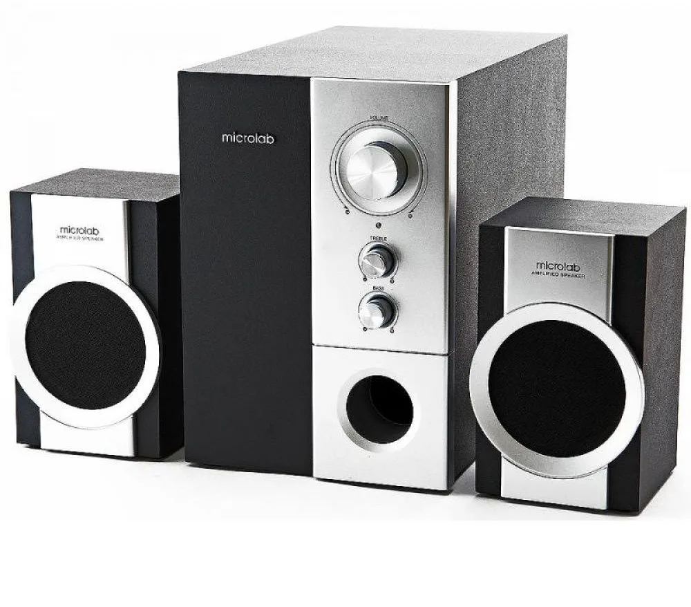 Акустична система MICROLAB M-590 2.1, 14W, mini-jack,чорний