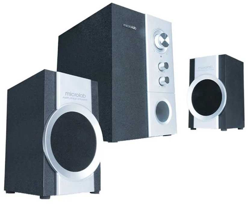 Акустична система MICROLAB M-590 2.1, 14W, mini-jack,чорний