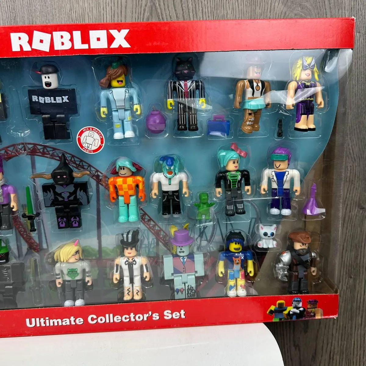 Большой набор фигурок Roblox 24 фигурки пластик 7 см разные цвета
