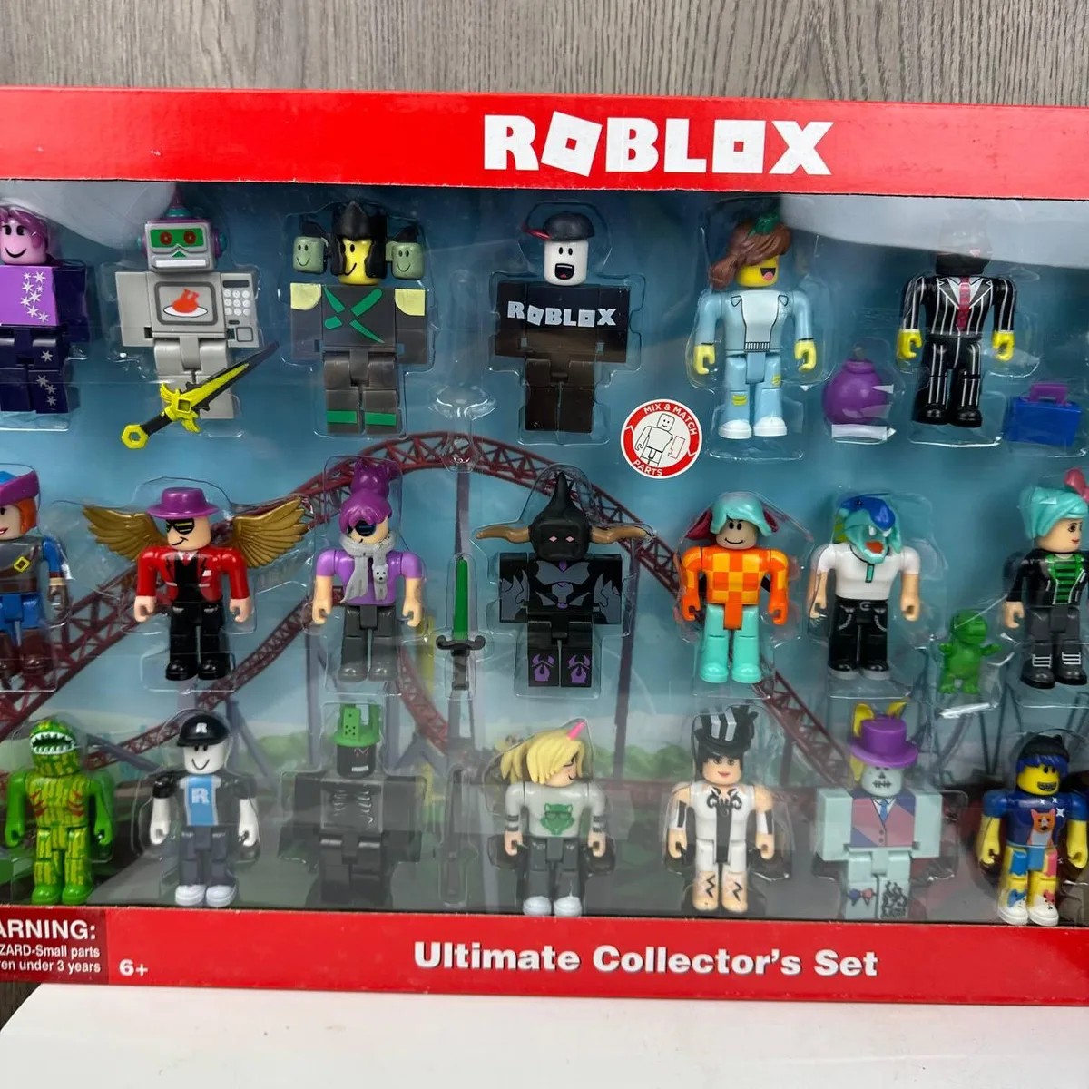 Большой набор фигурок Roblox 24 фигурки пластик 7 см разные цвета