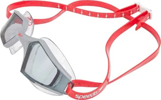 Окуляри для плавання SPEEDO полікарбонат ONE SIZE червоні прозорі