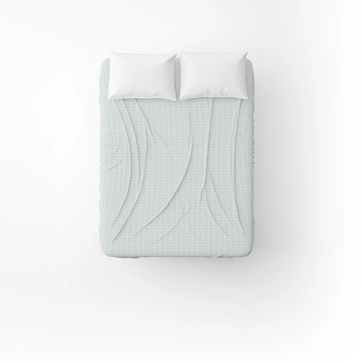 Простирадло бязеве Home Line 145х215 см Блакитний