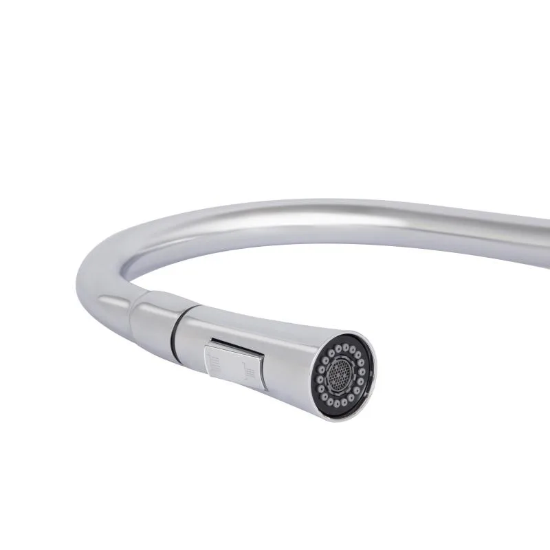 Смеситель кухонный Qtap Vlasta New QTVLA344CRM45646 однорычажный хромированный 452х242 мм латунь