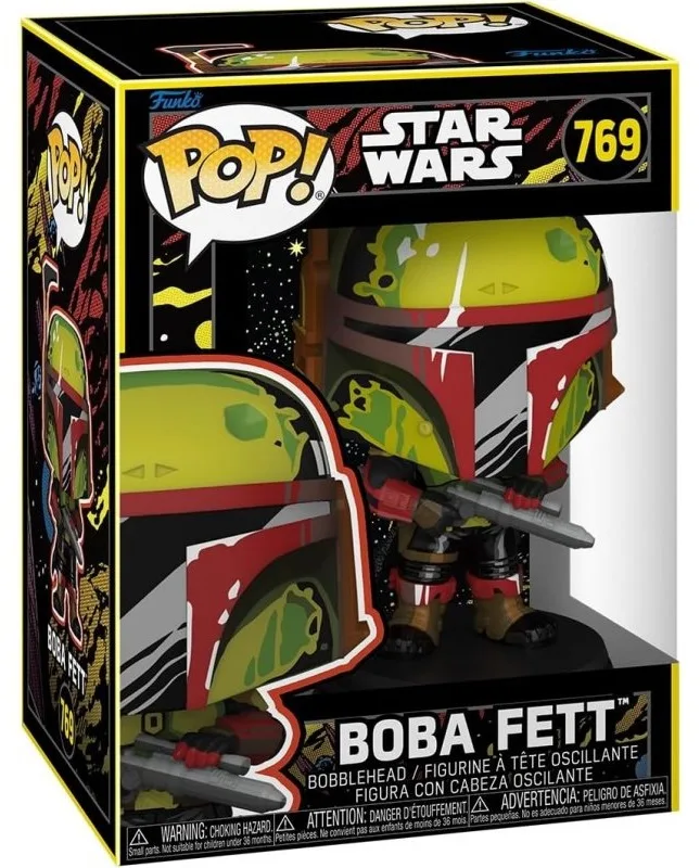 Фигурка Funko POP Star Wars: Книга Бобы Фетта - Боба Фетт (Ретро)