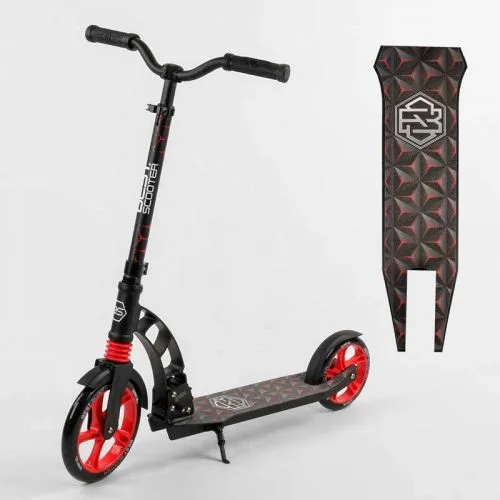Самокат двоколісний Best Scooter з PU колесами 23 см для дітей та підлітків.