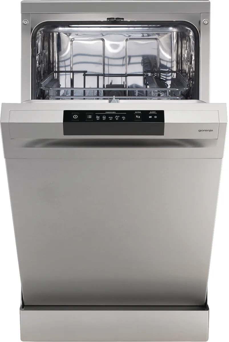 Посудомийна машина Gorenje Нержавіюча сталь 44,8х84,5х60 см Сіра 9 комплектів 5 програм