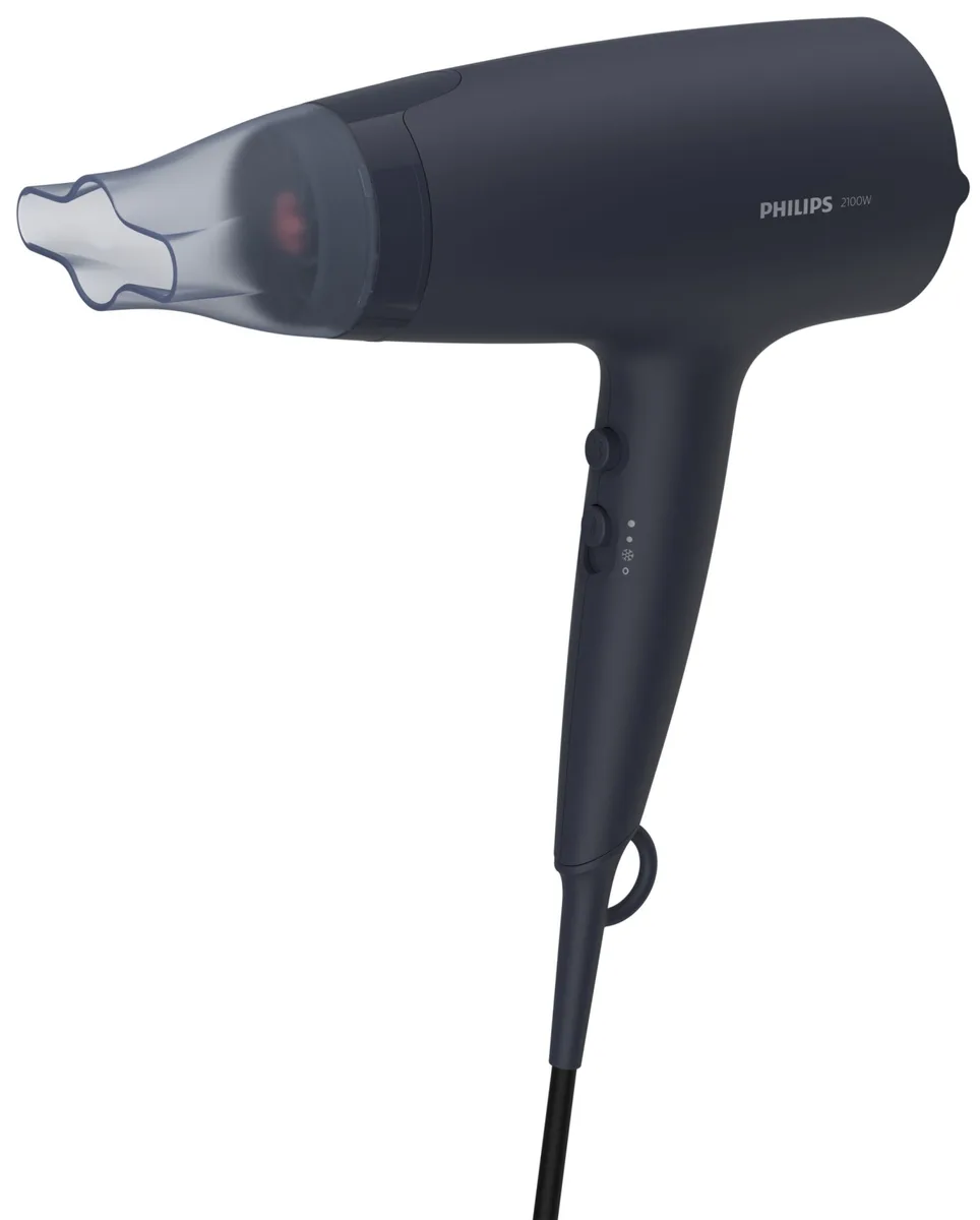 Фен Philips 2100 Вт 6 швидкостей синій з концентраторами та дифузором