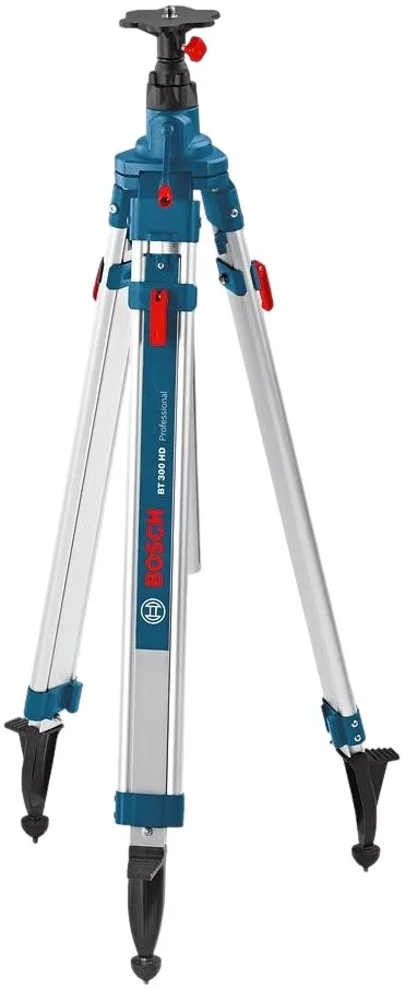 Штатив Bosch Professional BT300HD для лазерных нивелиров, 5/8", высота 122-295 см, вес 72 кг