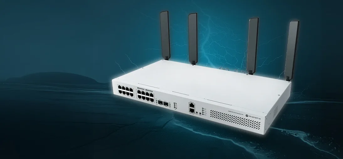 Комутатор MikroTik Cloud Router Switch CRS418-8P-8G-2S+5axQ2axQ-RM