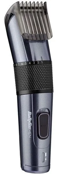 Машинка для стриження Babyliss, з мережевим та акумуляторним живленням, вібраційний мотор, одна насадка, кейс, титанове покриття,