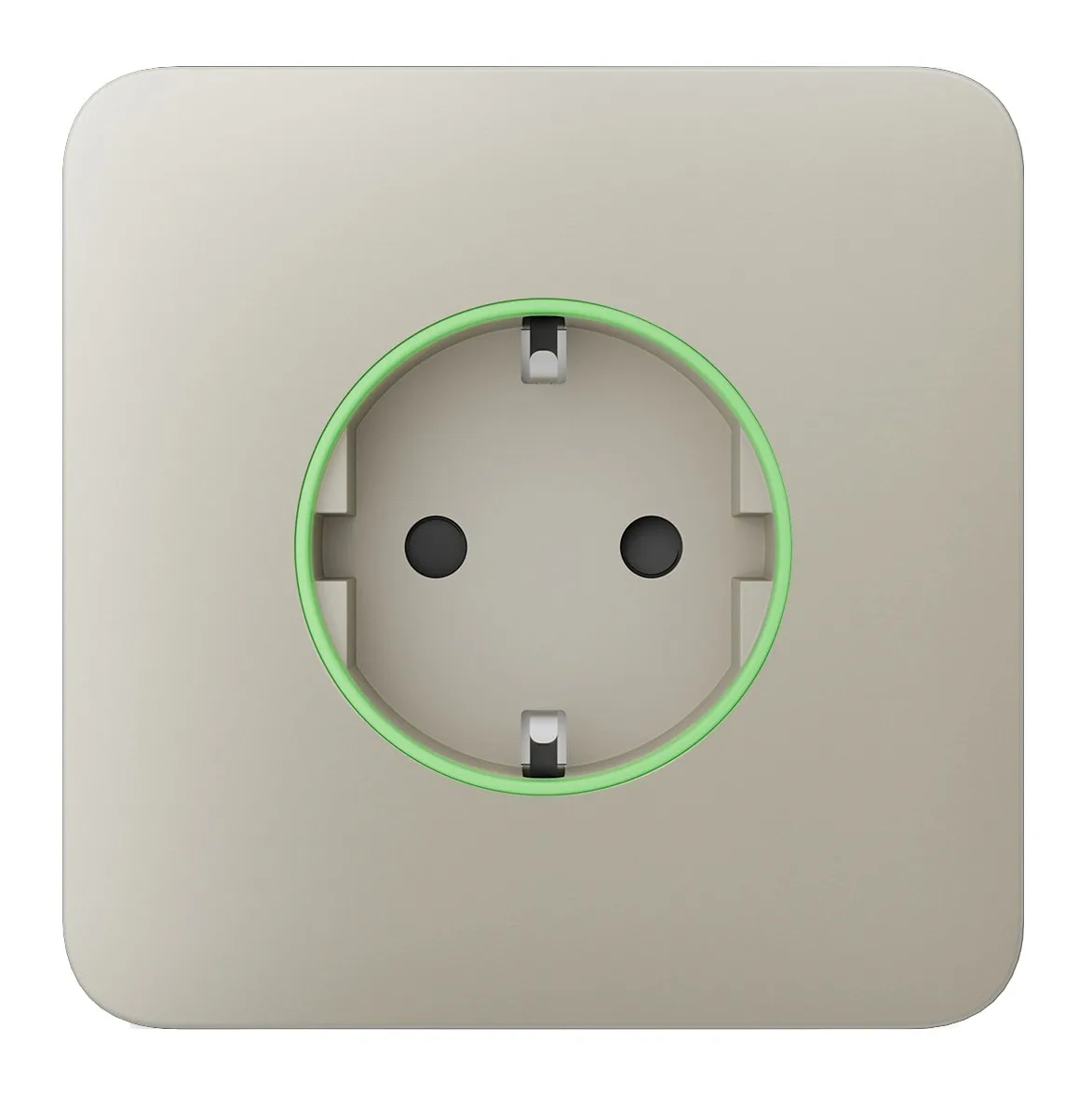 Передня панель для вбудованої розетки Ajax SoloCover for Outlet smart, Jeweler, бездротової, ivory