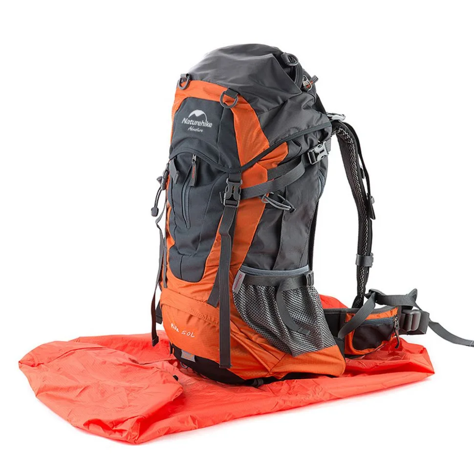 Чохол для рюкзака Naturehike поліестер M 30-50 л блакитний