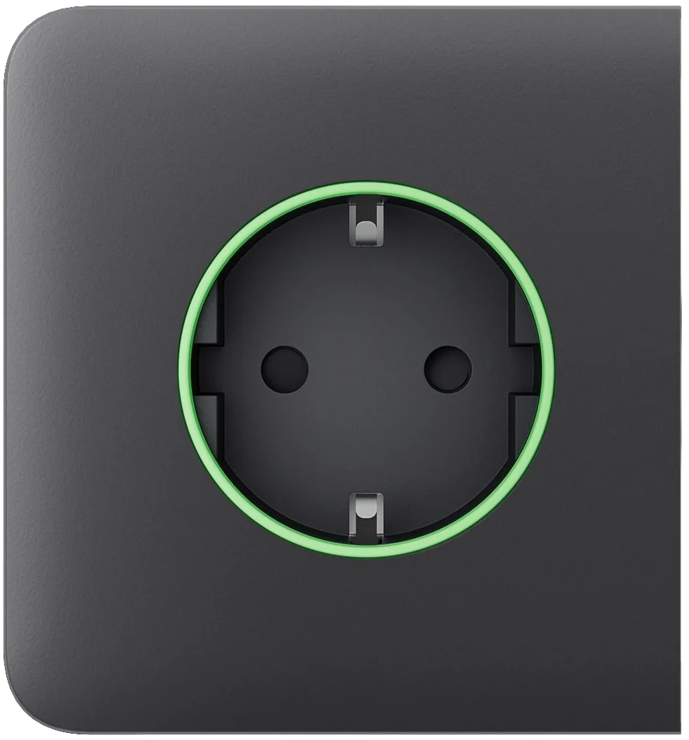 Бічна панель для вбудованої розетки Ajax SideCover for Outlet smart, Jeweler, бездротова, graphite