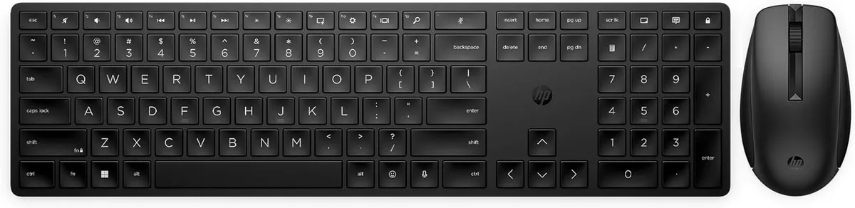 Клавіатура та миша HP бездротові чорні Slim