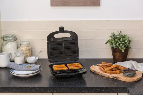 Заменяемая панель Russell Hobbs черная 26х15х12,5 см антипригарная для кейк-попсов мини-пончиков чурросов.