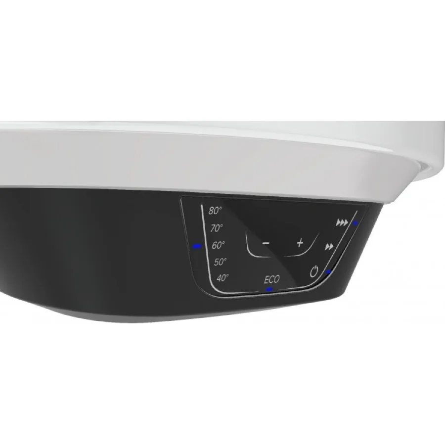 Электрический водонагреватель Ariston круглой формы PRO1 ECO 40 V SLIM 18K PL EU, объемом 40 л, мощностью 1,8 кВт, с электронным управлением, класс энергоэффективности B, белый