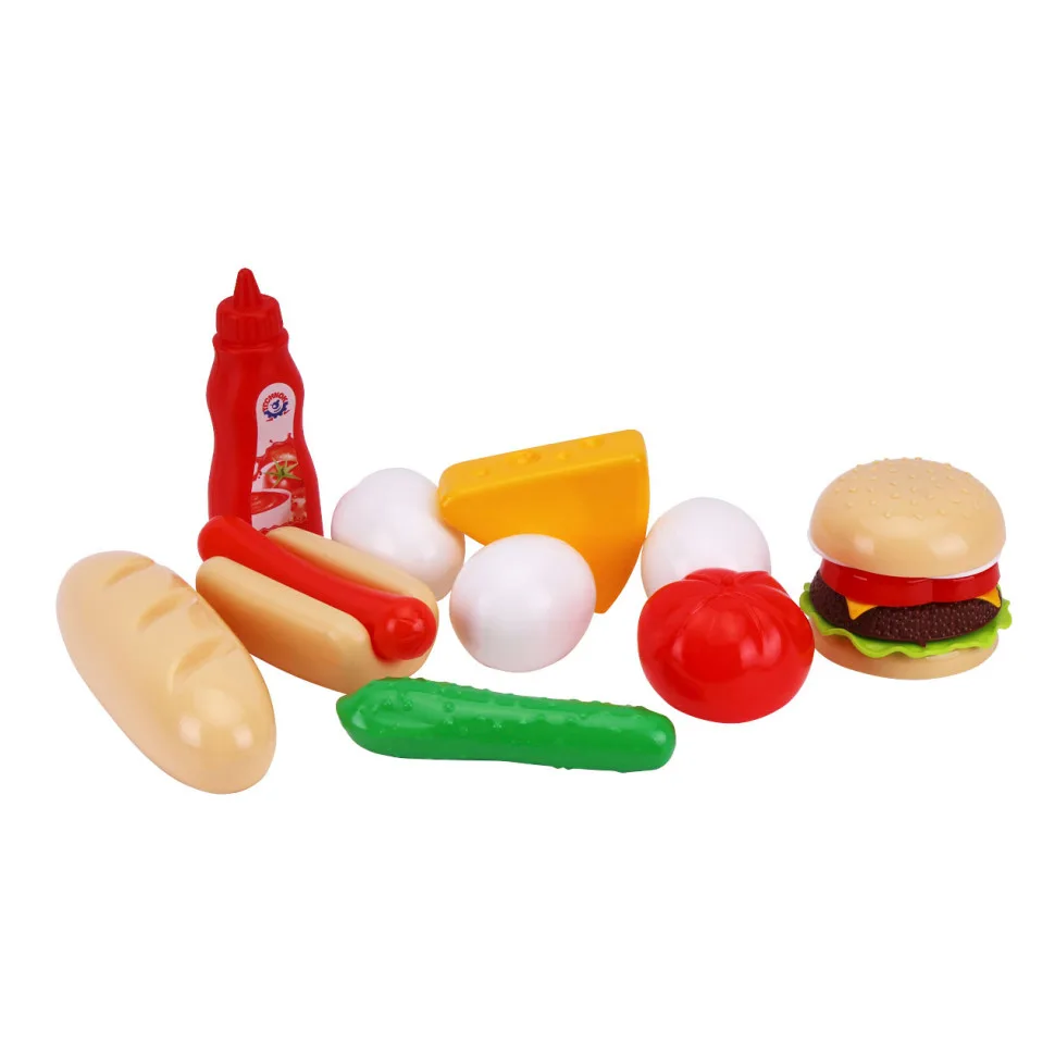 Игровой набор Продукты ТехноК пластиковый 12 предметов яркий