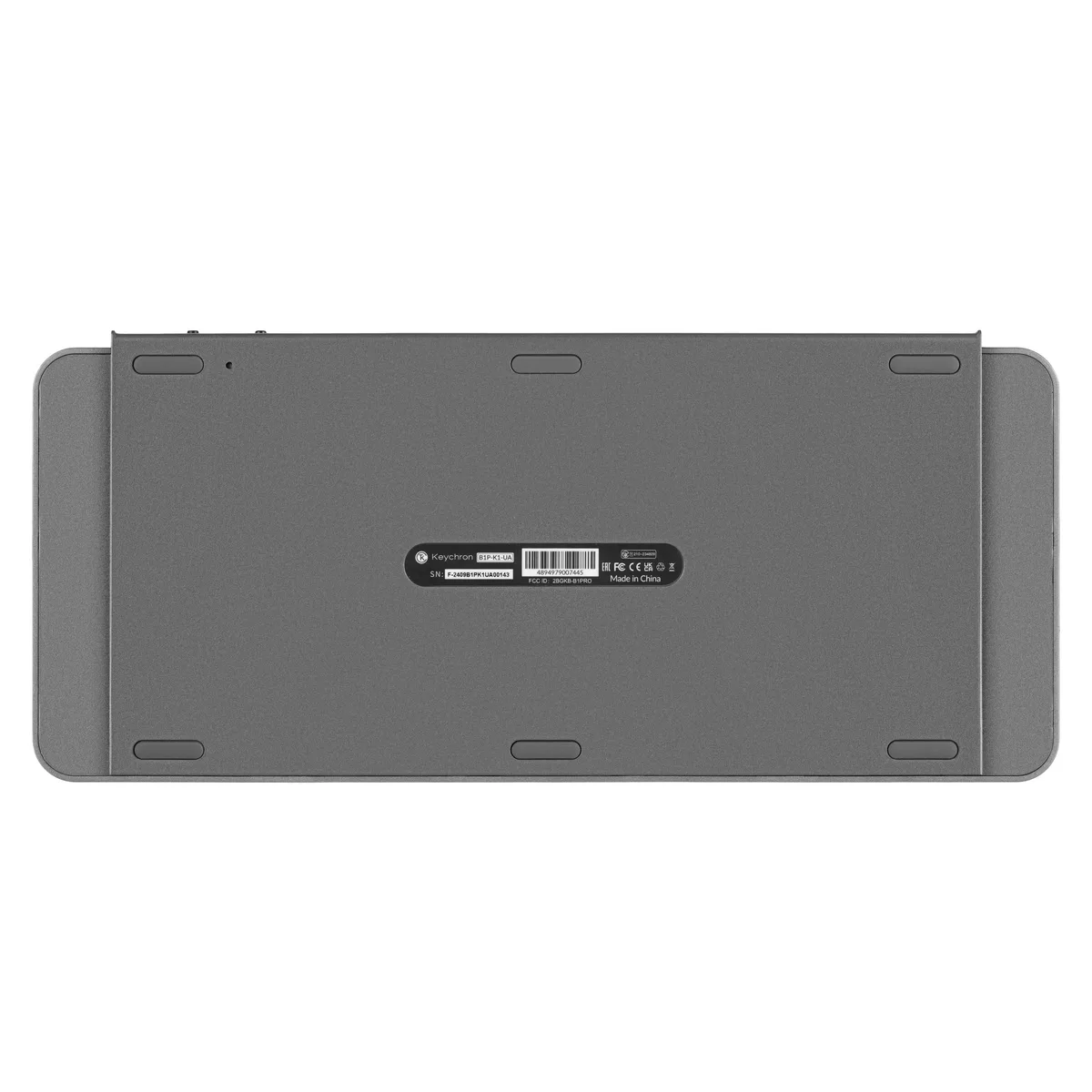 Клавиатура мембрана Keychron B1 Pro, USB/WL/BT, серый космос