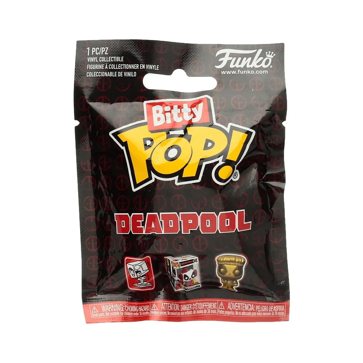 Ігрова фігурка Bitty POP! Funko вініл 2,5 см Дедпул