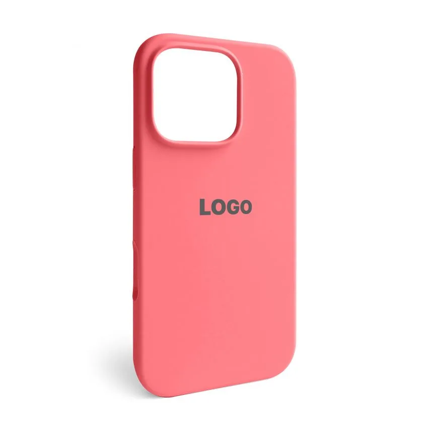 Чохол Silicone Case для Apple iPhone 16 Pro силіконовий  рожевий