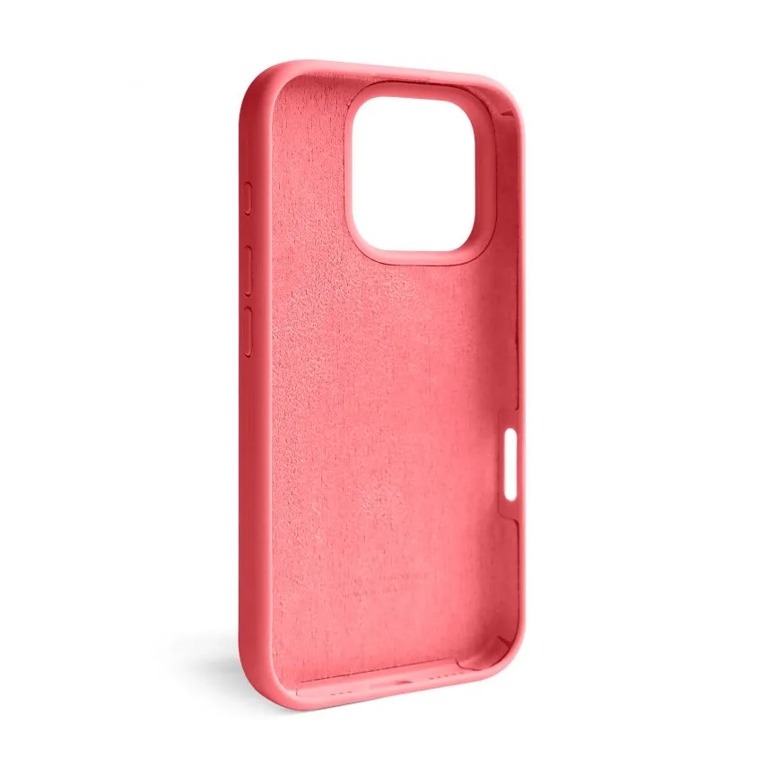 Чохол Silicone Case для Apple iPhone 16 Pro силіконовий  рожевий