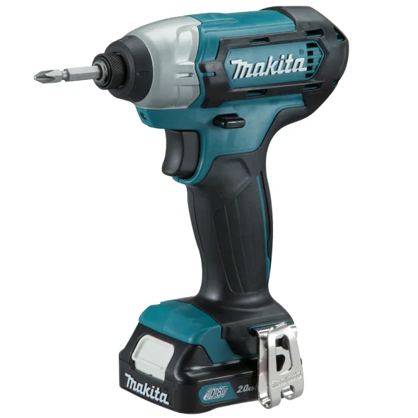 Комплект из двух аккумуляторных инструментов Makita CLX224SA CXT 12В: дрель-шуруповерт DF333D и вертолет TD110D с аккумуляторами