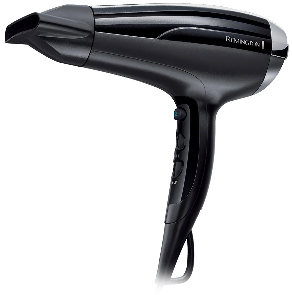 Фен Remington Pro-Air Shine, 2300 Вт, 3 швидкості, дифузор, турмалінова іонізація, холодний обдув, чорний.