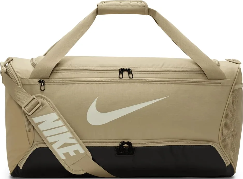 Сумка NIKE полiестер M бежевий чорний 60L 64х30х30 см