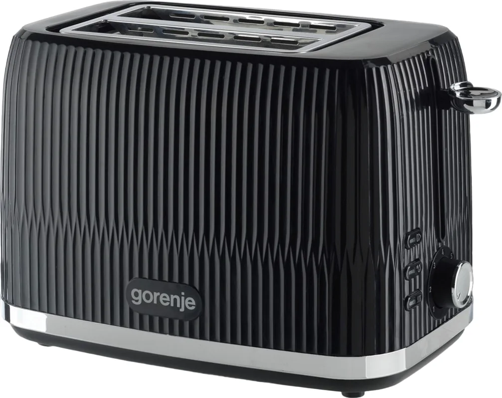 Тостер Gorenje пластик 20,4х24х17,4 см чорний 850 Вт 2 тости 7 режимів обсмажування