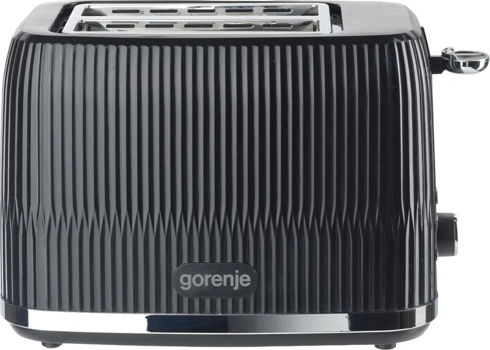 Тостер Gorenje пластик 20,4х24х17,4 см чорний 850 Вт 2 тости 7 режимів обсмажування
