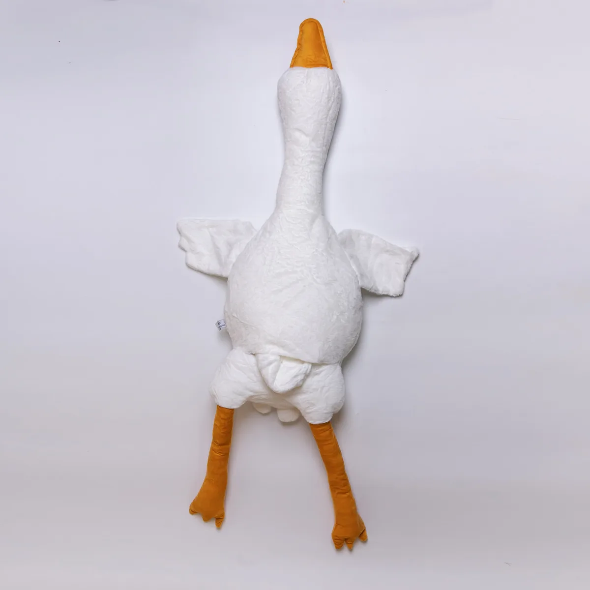 М'яка іграшка-подушка Гусак-обіймусь 135х35х20 см Плюш Білий