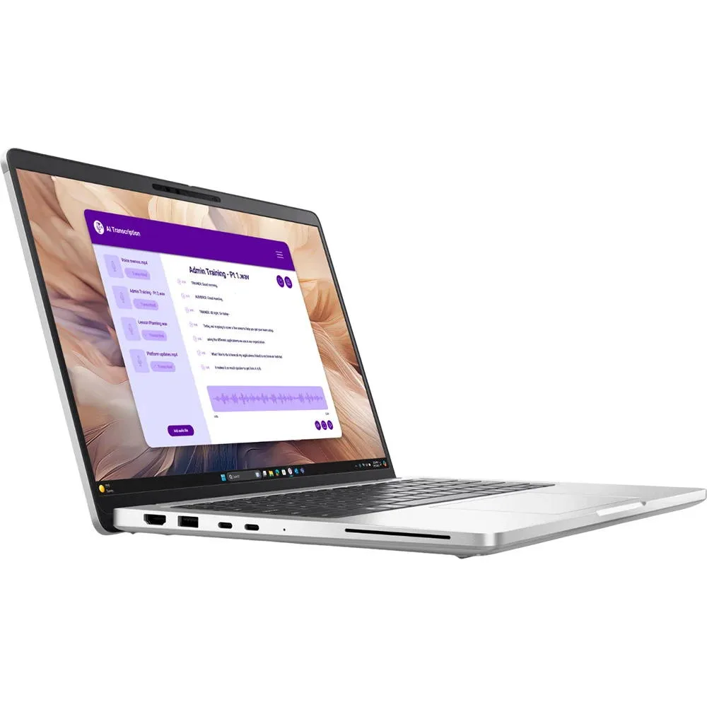 Ноутбук Dell Pro 14 Plus 14" FHD+ AG, Intel U7-268V, 32GB, F512GB, UMA, Lin, серебристый.
