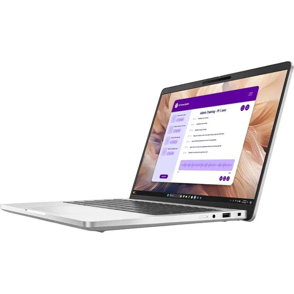 Ноутбук Dell Pro 14 Plus 14" FHD+ AG, Intel U7-268V, 32GB, F512GB, UMA, Lin, серебристый.