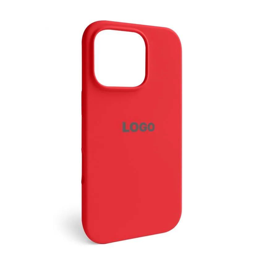 Чохол Silicone Case для Apple iPhone 16 Pro силіконовий червоний