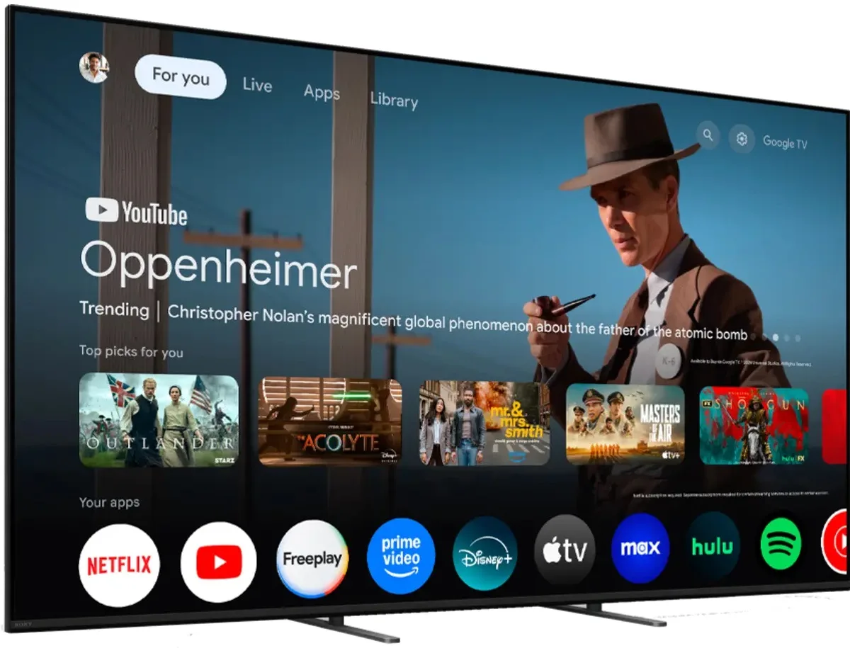 Телевізор 75" Sony MiniLED 4K 120Hz Smart GoogleTV Black