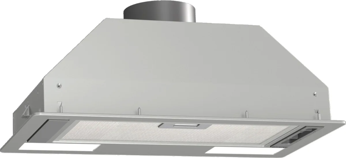 Витяжка Gorenje вбудовувана 54см 370м3/год сірий кухонна витяжка для очищення повітря рециркуляція