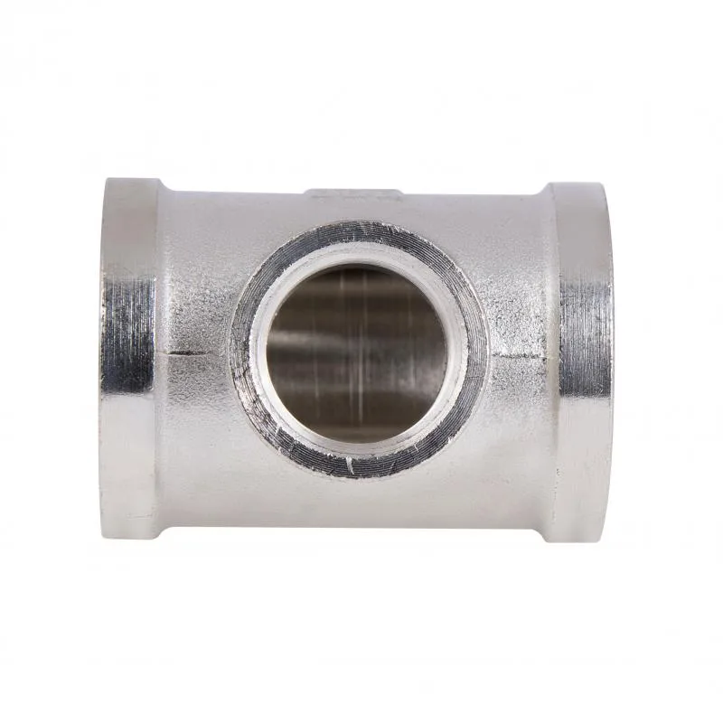 Трійник редукційний 1"x1/2"x1" латунний Thermo Alliance Forte з нікелевим покриттям