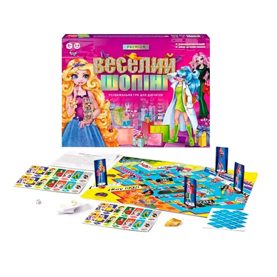 Настольная игра Danko Toys Веселый шопинг картон 1 шт. многоцветная