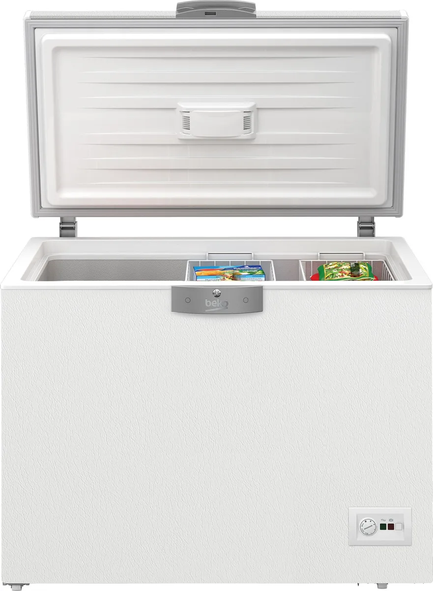 Морозильна камера Beko, 298 л, клас енергоефективності А+, ST, біла.