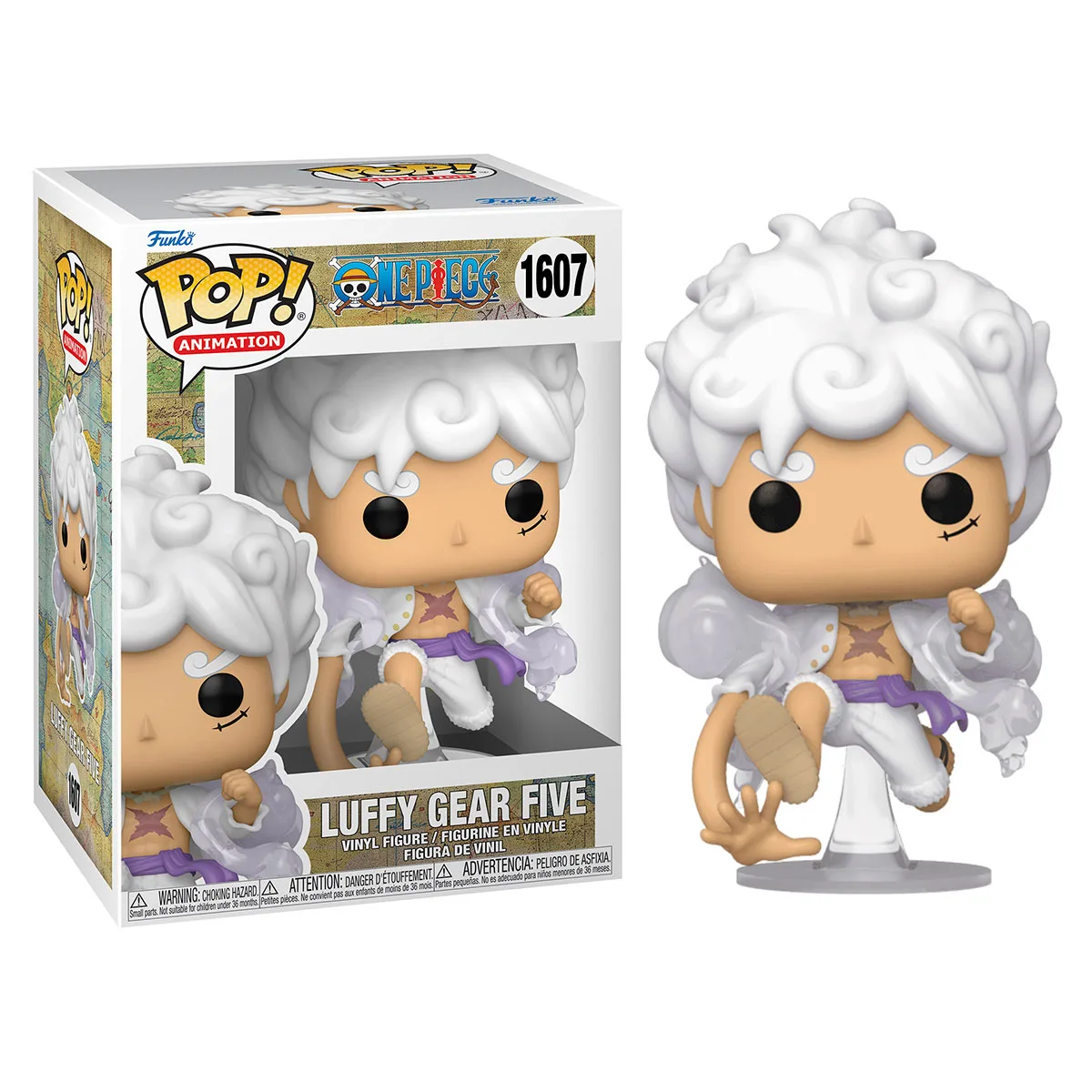 Ігрова фігурка Funko POP! вініл 11,4 см біла Луффі Chase