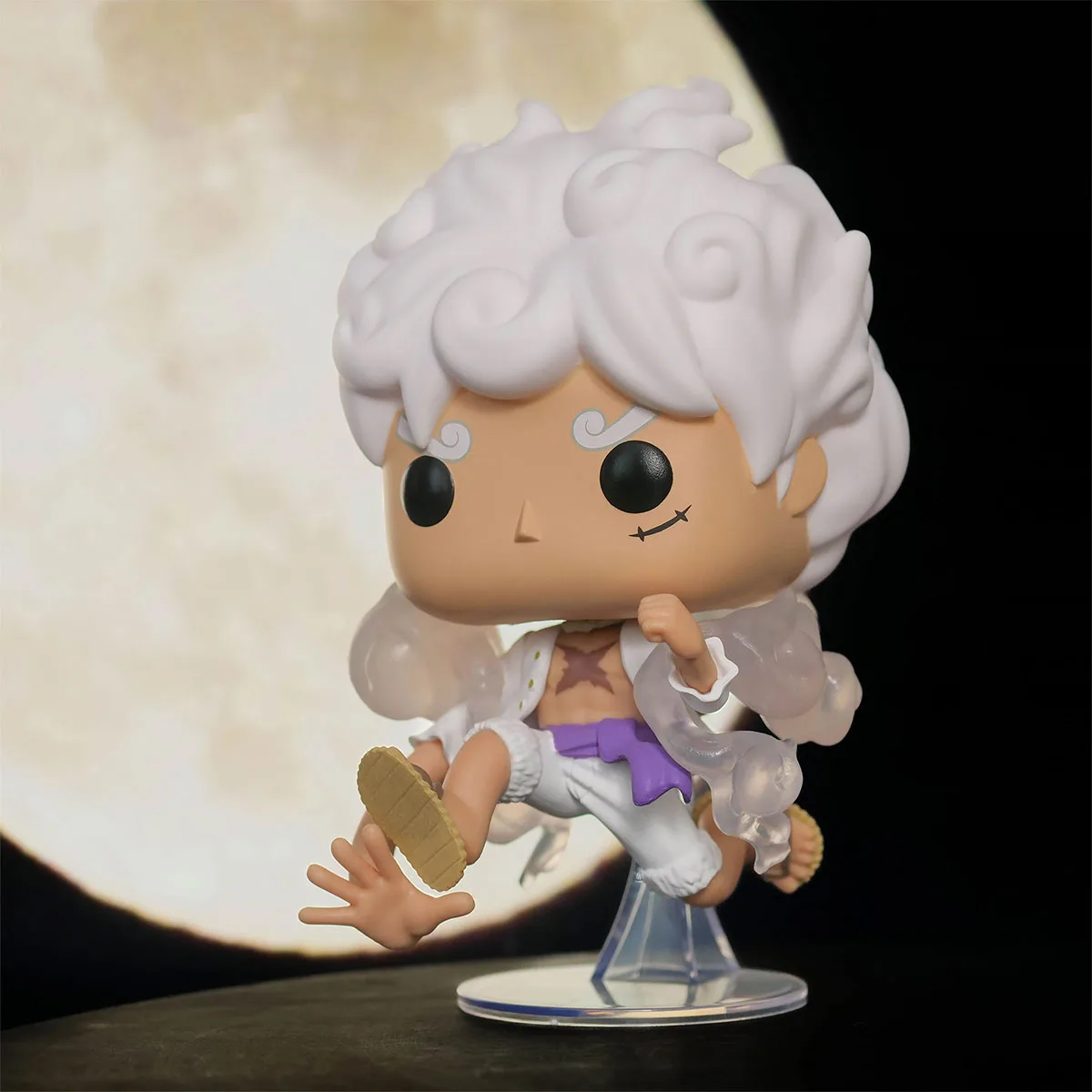 Ігрова фігурка Funko POP! вініл 11,4 см біла Луффі Chase