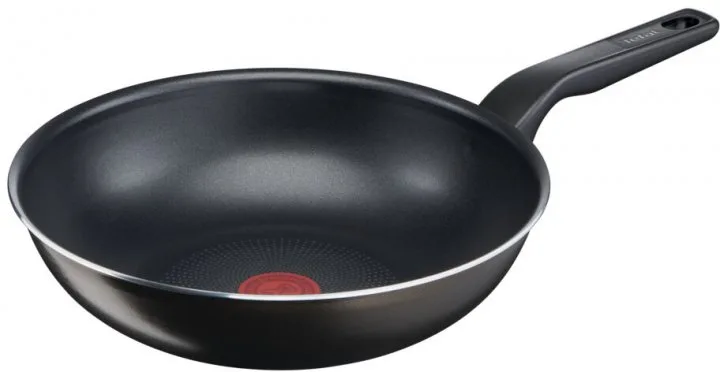 Сковорода ВОК Tefal XL Intense, 28 см, з алюмінію, чорного кольору.